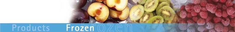 Frozen Fruits & Vegetables Header